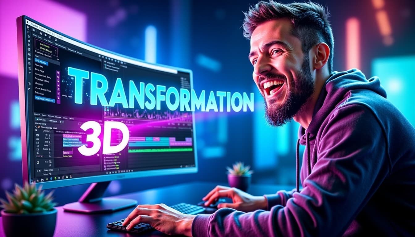 transformation-3D Miniature YouTube créer par IA avec Mycover Hero